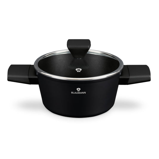 Blaumann 20cm Titan Non-Stick Coating Casserole – Black