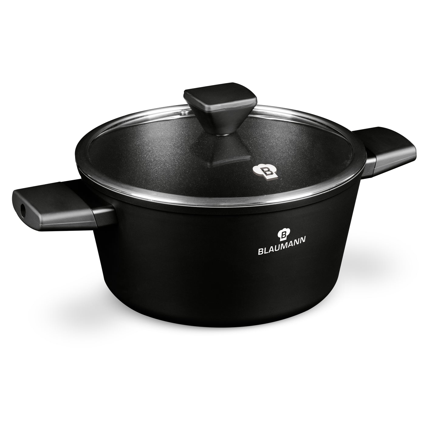 Blaumann 24cm Titan Non-Stick Coating Casserole - Black