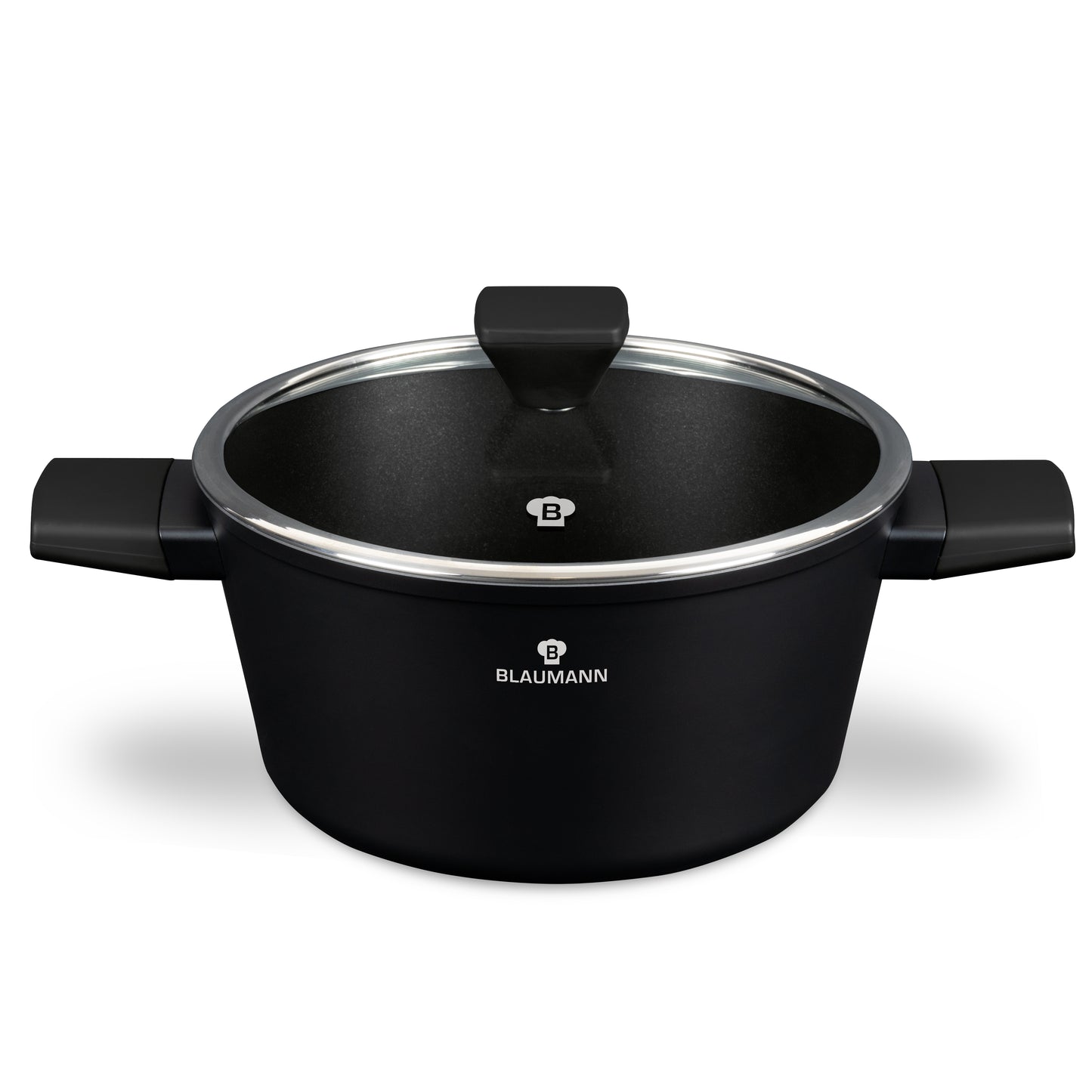 Blaumann 24cm Titan Non-Stick Coating Casserole - Black