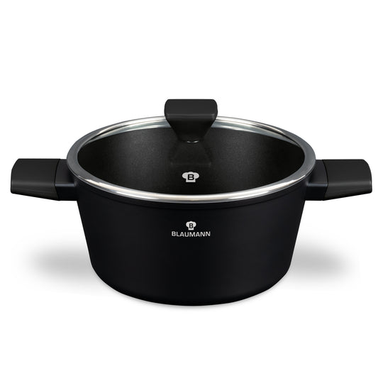 Blaumann 24cm Titan Non-Stick Coating Casserole - Black