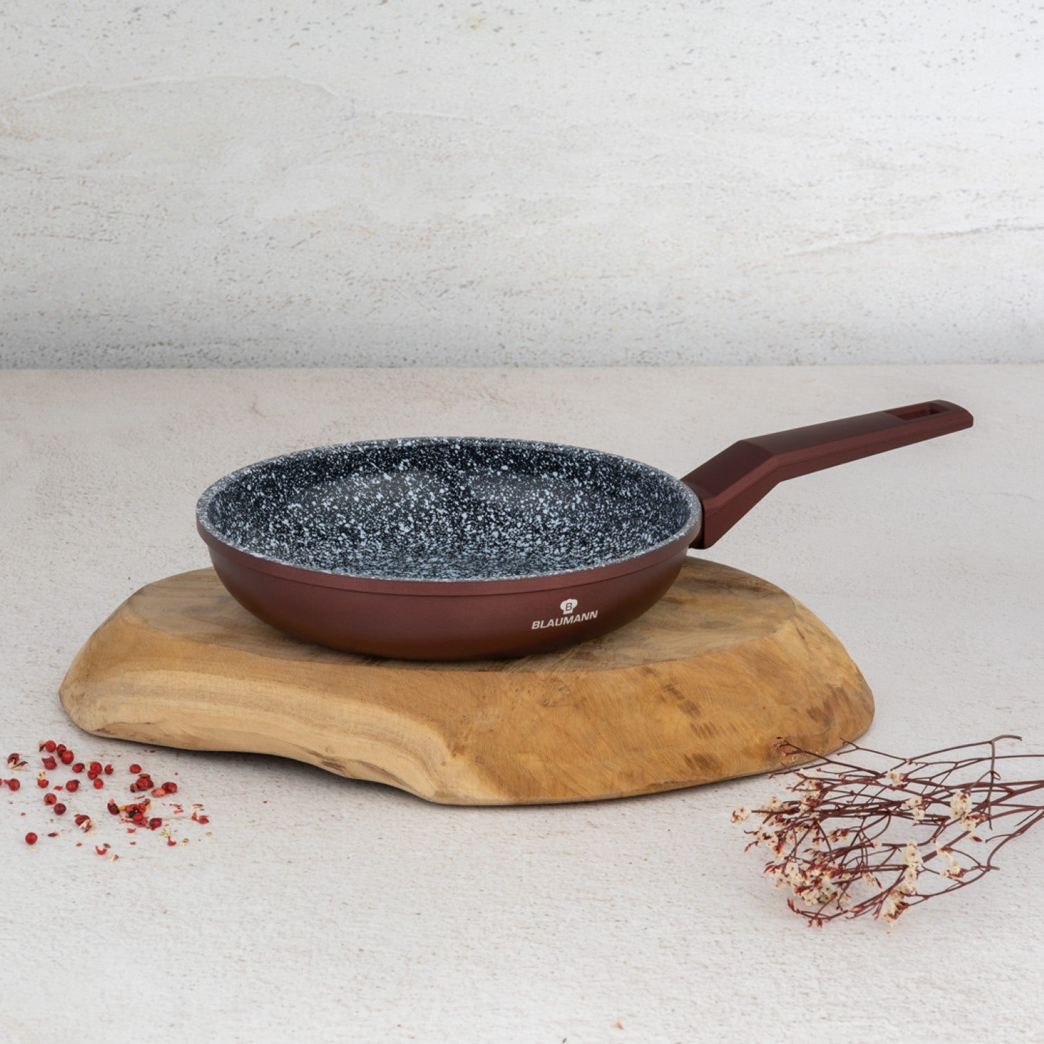 Blaumann 20cm Ceramic Non-Stick Frypan - Cera Stone