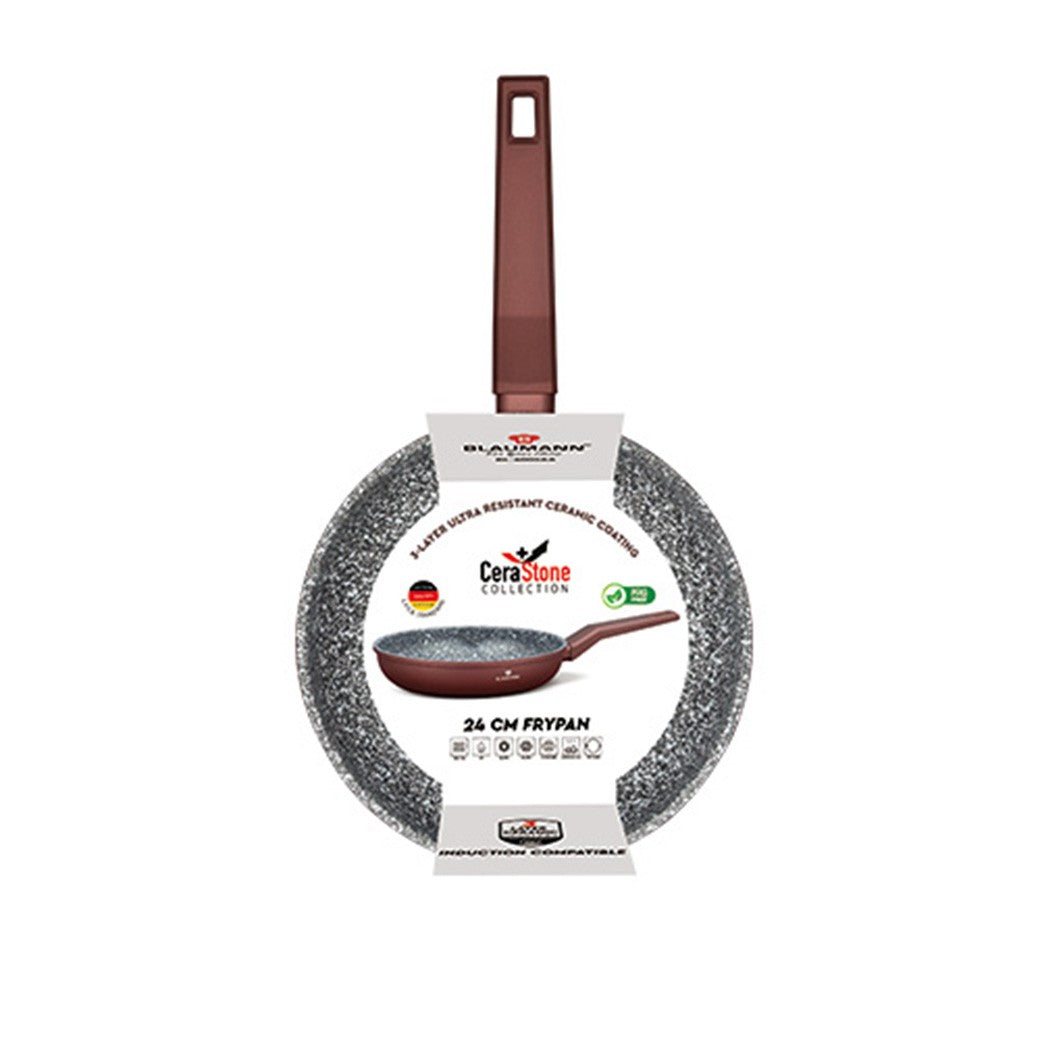 Blaumann 24cm Ceramic Non-Stick Frypan - Cera Stone