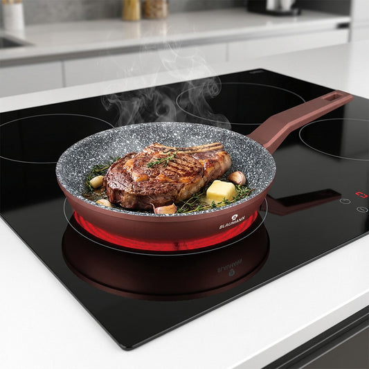 Blaumann 24cm Ceramic Non-Stick Frypan - Cera Stone
