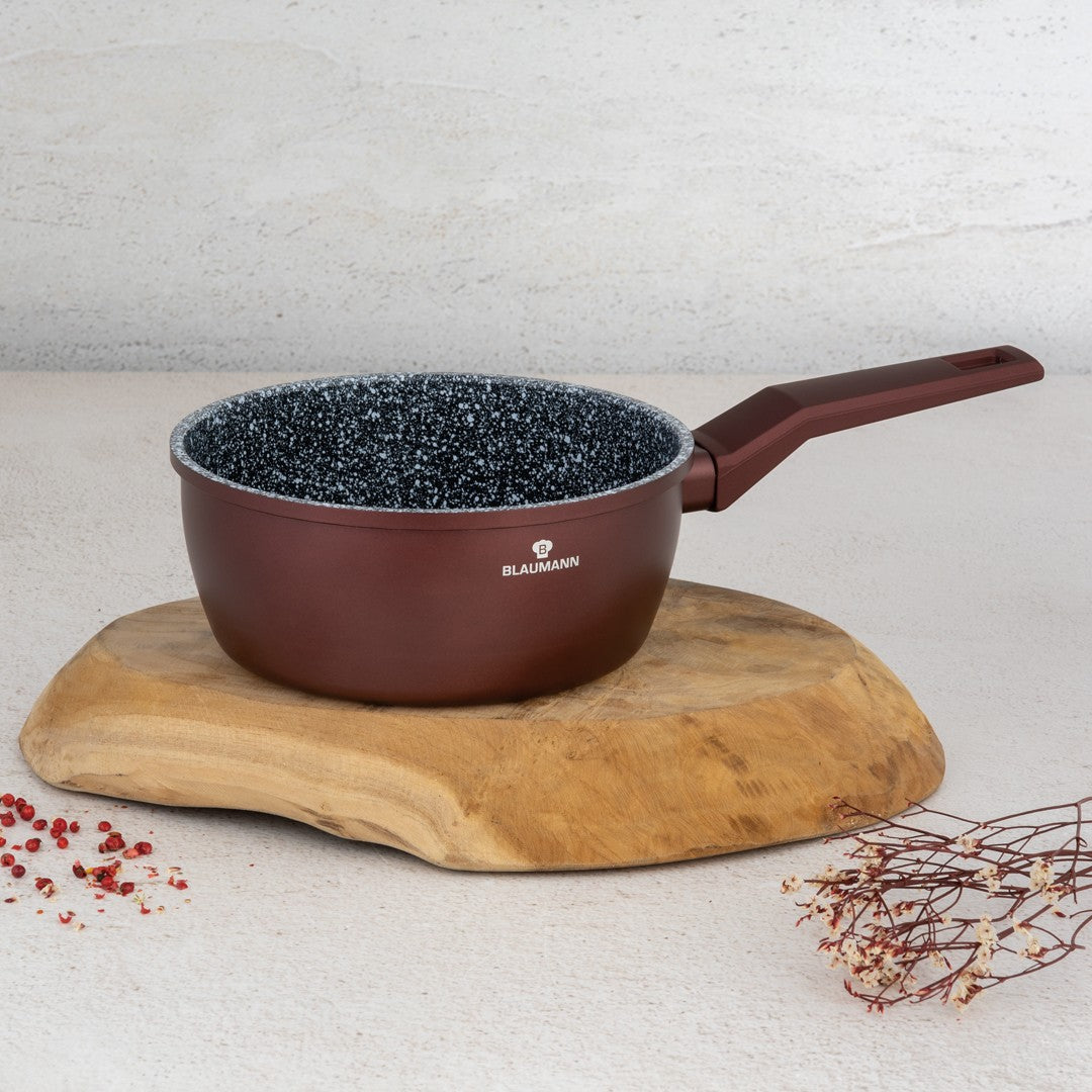 Blaumann 16cm Ceramic Non-Stick Sauce Pan - Cera Stone