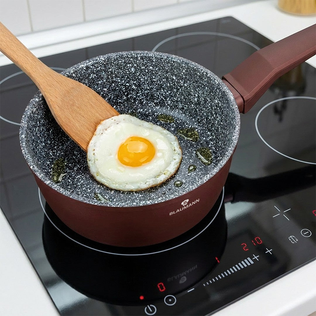 Blaumann 16cm Ceramic Non-Stick Sauce Pan - Cera Stone