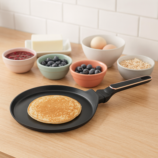 Berlinger haus 25cm Titan Pro Non-Stick Coating Pancake pan - Black Rose