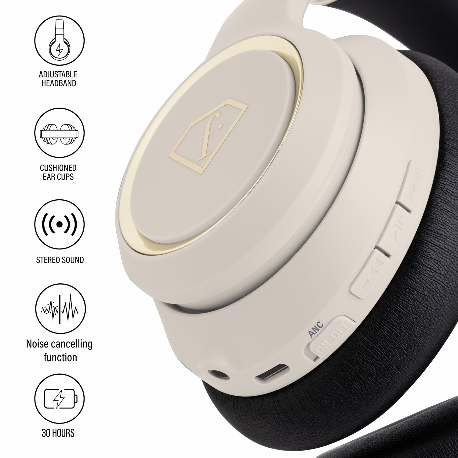 Fashion TV Noise Cancellation Wireless Headphones – Sahara