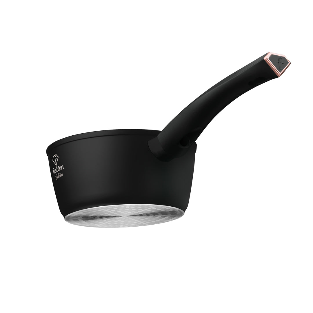 Fashion By Berlinger Haus 16cm TitanPro Non-Stick Sauce Pan - Matte Black