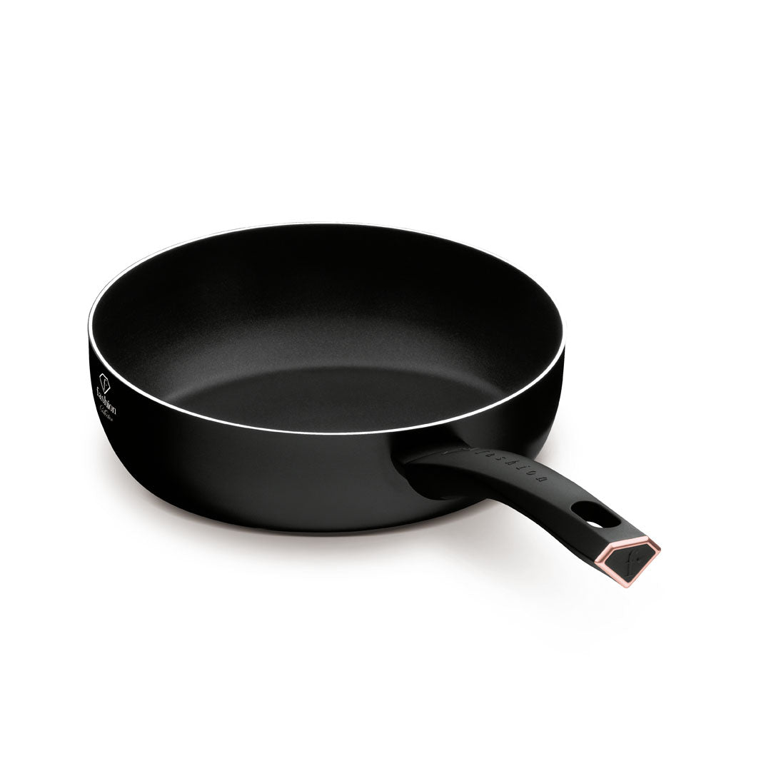 Fashion By Berlinger Haus 26cm Titan Pro Non-Stick Flip Frypan - Black Rose