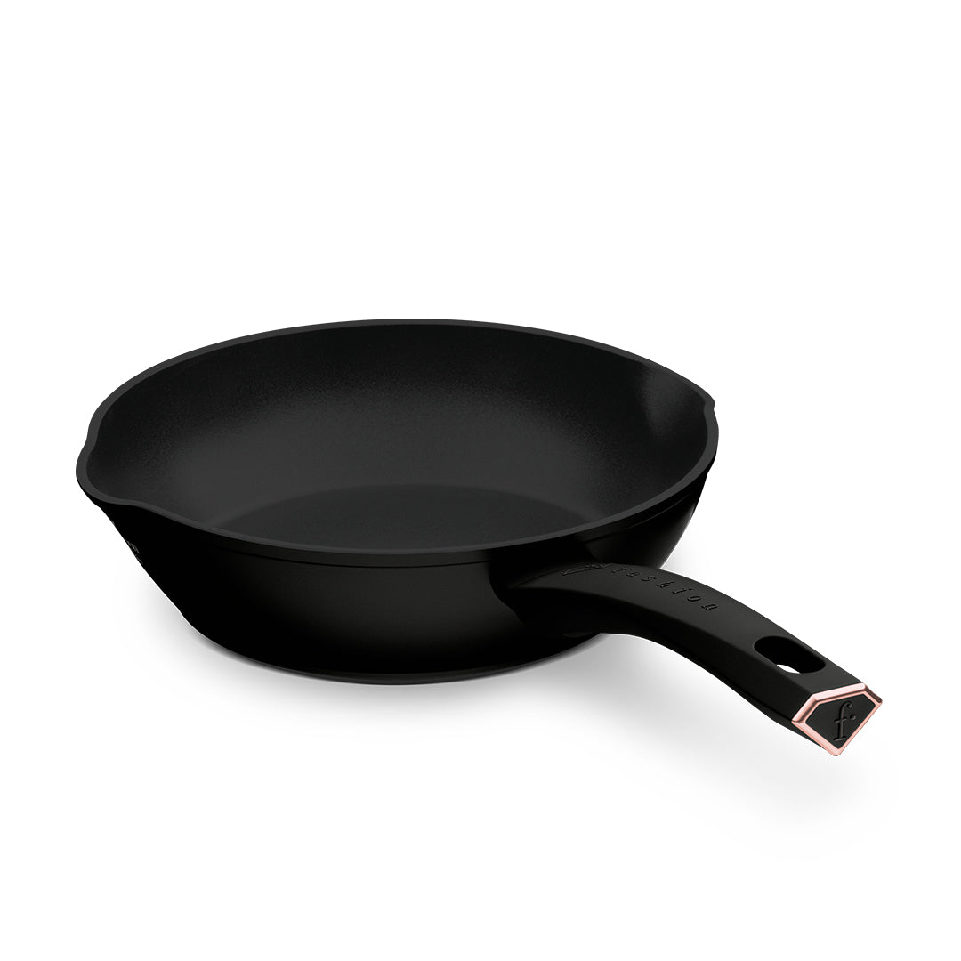 Fashion By Berlinger Haus 24cm Titan Pro Non-Stick Deep Frypan - Black Rose