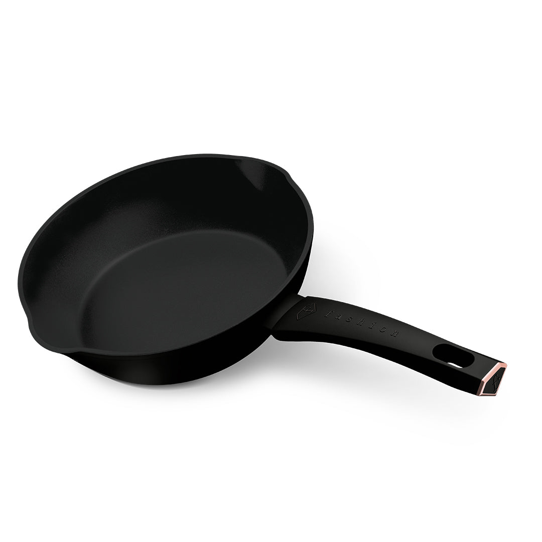 Fashion By Berlinger Haus 24cm Titan Pro Non-Stick Deep Frypan - Black Rose