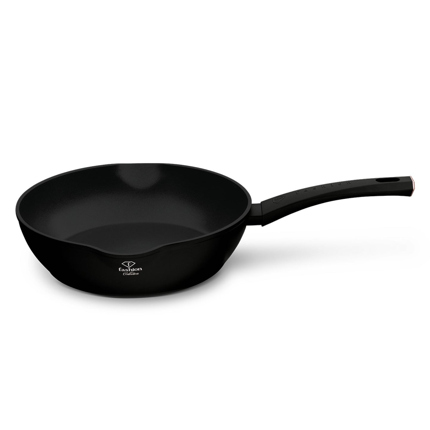 Fashion By Berlinger Haus 28cm TitanPro Non-Stick Deep Frypan - Matte Black