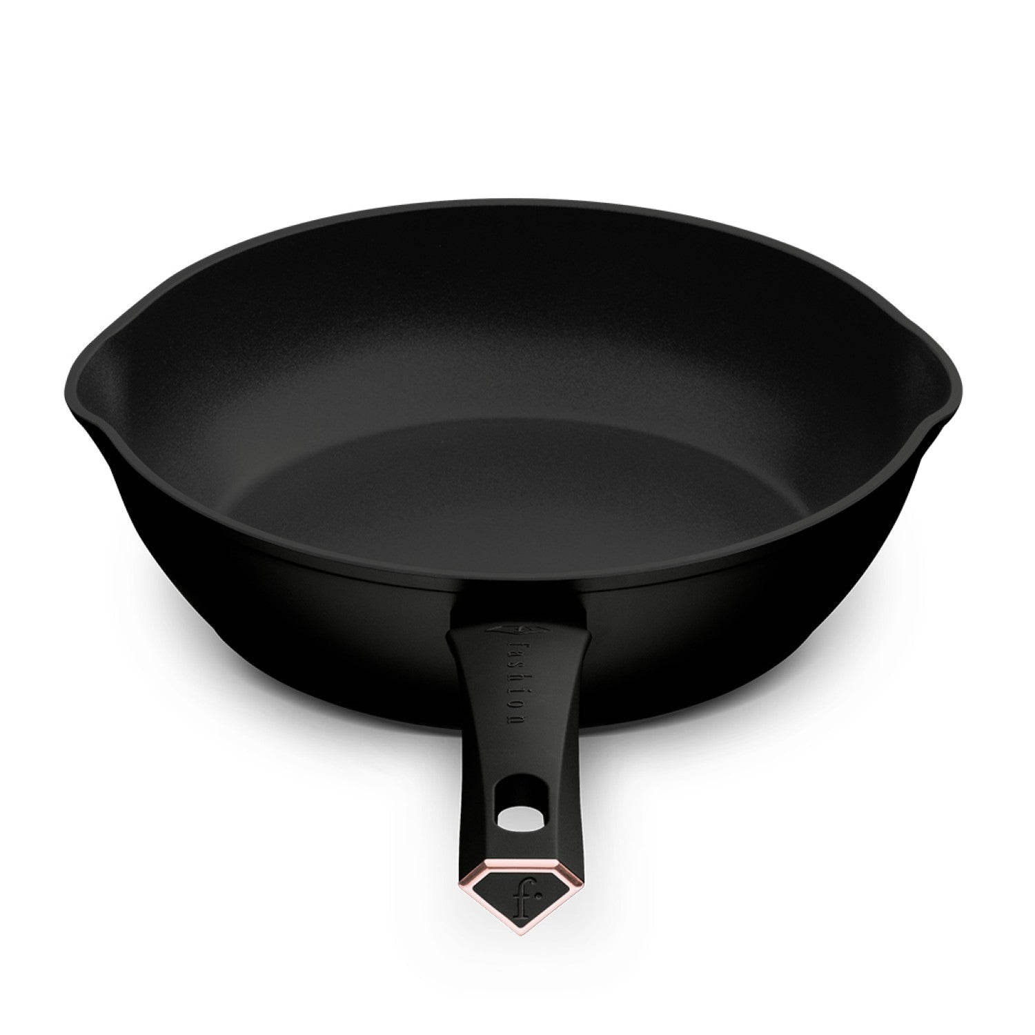 Fashion By Berlinger Haus 28cm TitanPro Non-Stick Deep Frypan - Matte Black
