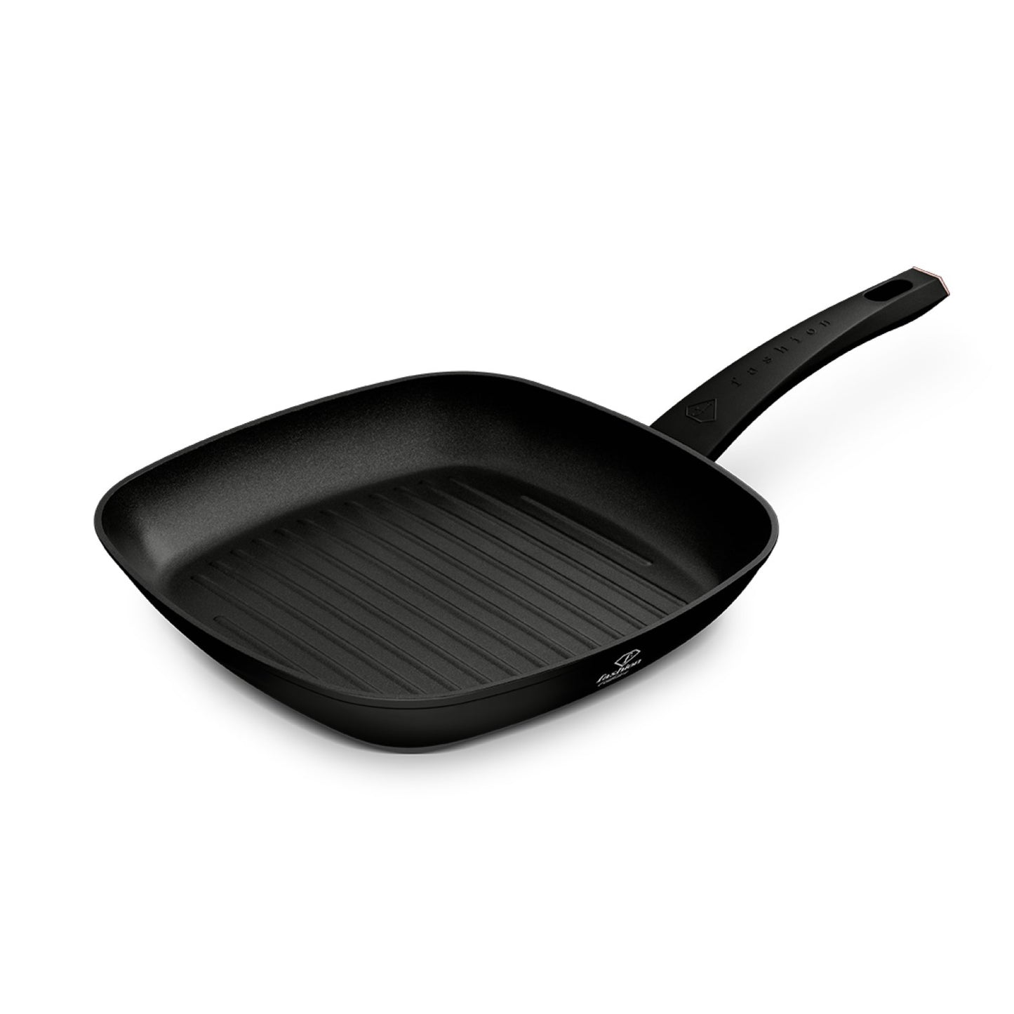 Fashion By Berlinger Haus 28cm TitanPro Non-Stick Grill Pan - Matte Black
