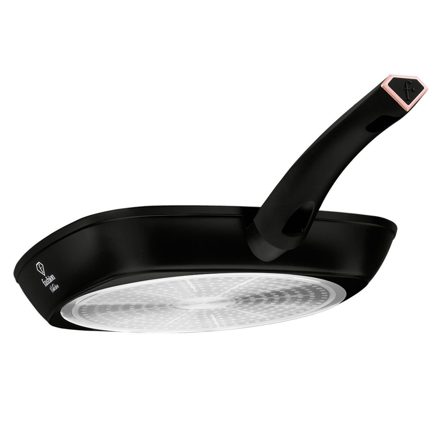 Fashion By Berlinger Haus 28cm TitanPro Non-Stick Grill Pan - Matte Black