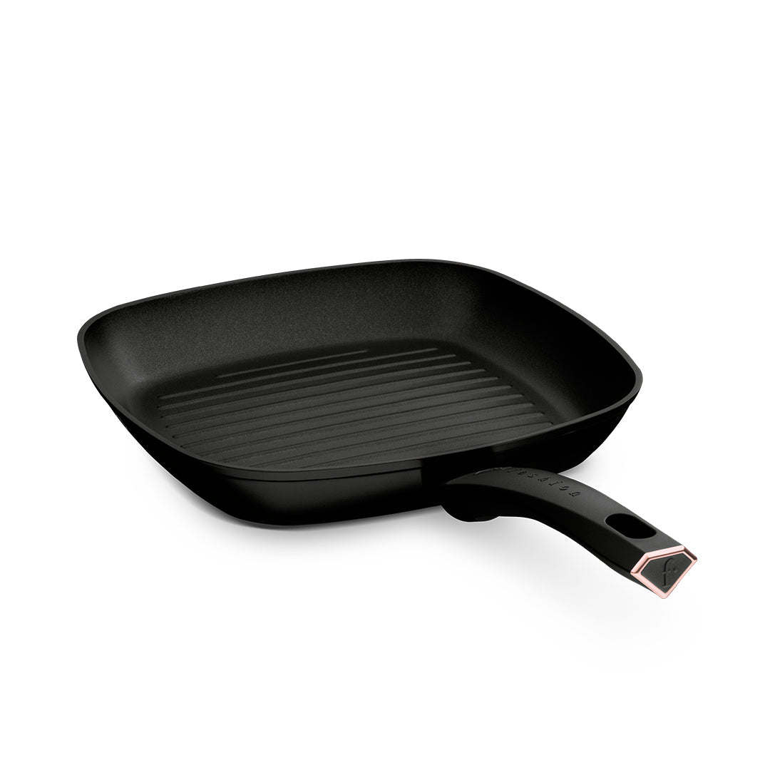 Fashion By Berlinger Haus 28cm Titan Pro Non-Stick Grill Pan - Black Rose