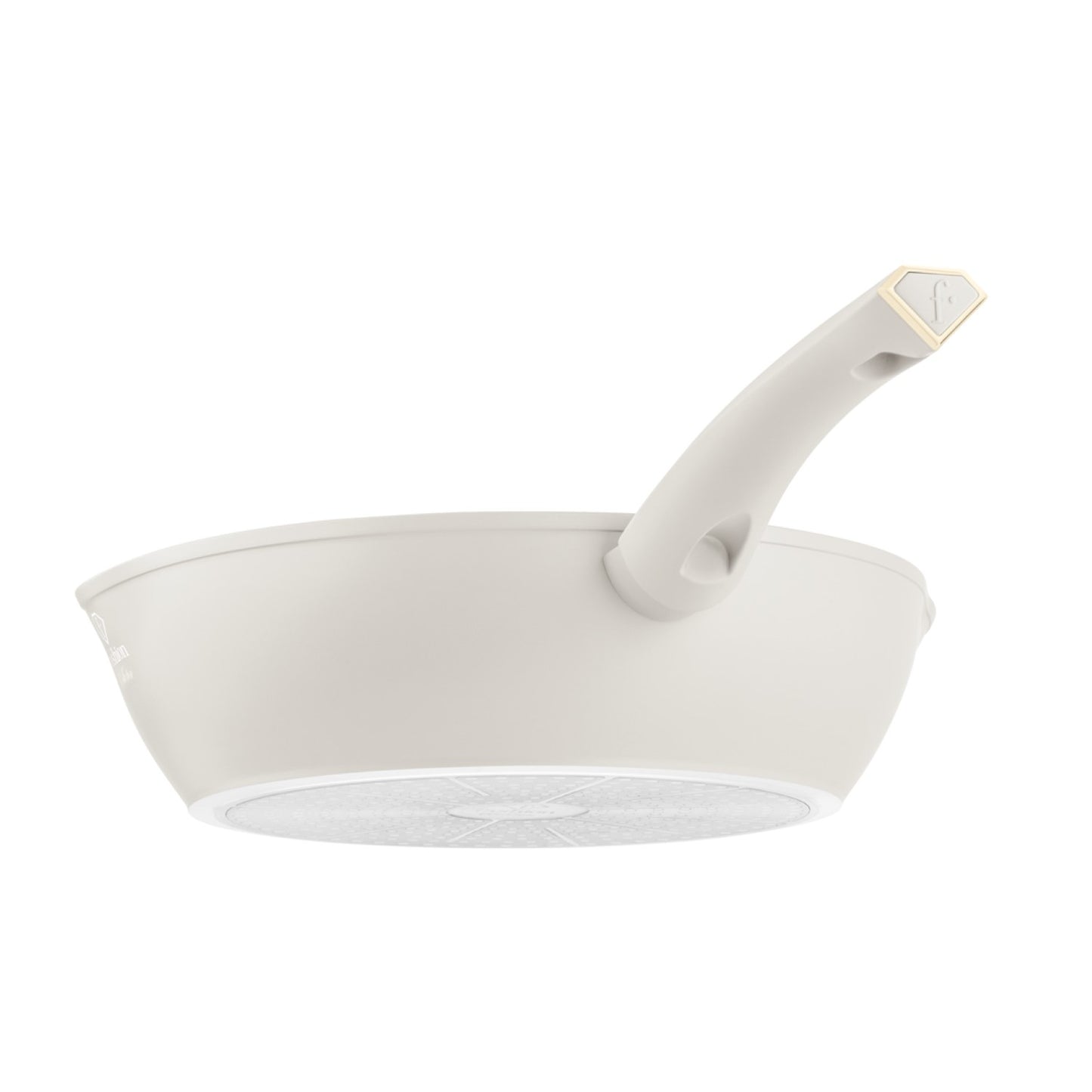 Fashion By Berlinger Haus 28cm TitanPro Non-Stick Deep Frypan - Cream