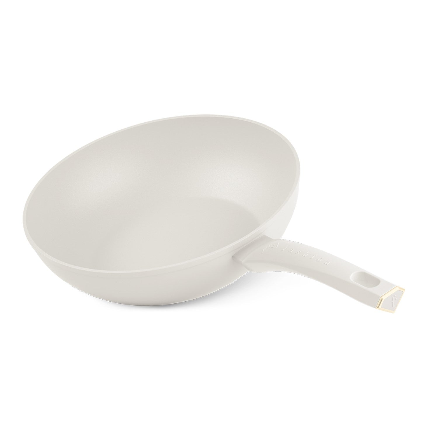 Fashion By Berlinger Haus 28cm TitanPro Non-Stick Wok - Cream