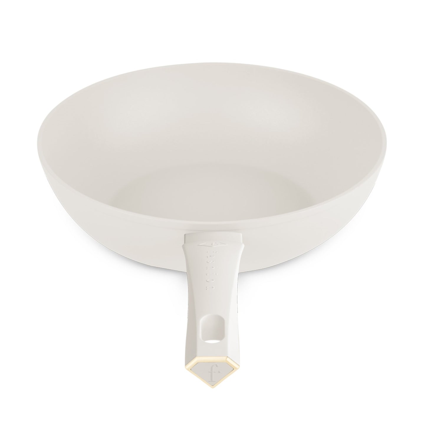 Fashion By Berlinger Haus 28cm TitanPro Non-Stick Wok - Cream
