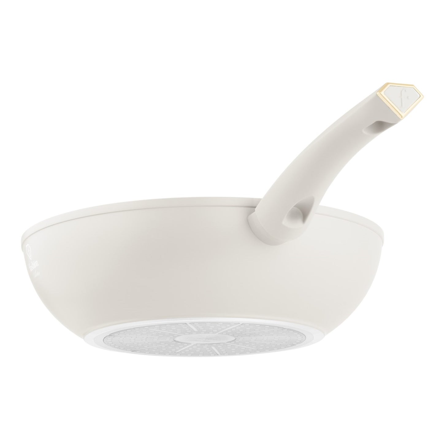 Fashion By Berlinger Haus 28cm TitanPro Non-Stick Wok - Cream