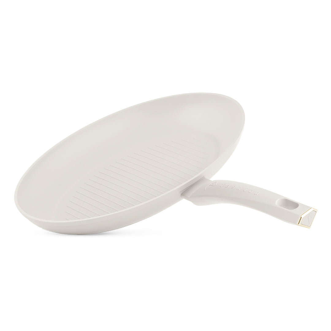 Fashion By Berlinger Haus 35cm Titan Pro Non-Stick Fish Pan - Matt Cream