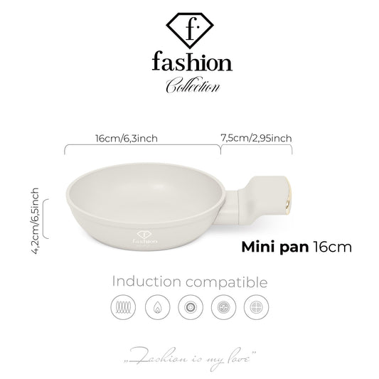 Fashion By Berlinger Haus 16cm TitanPro Non-Stick Mini Pan - Cream