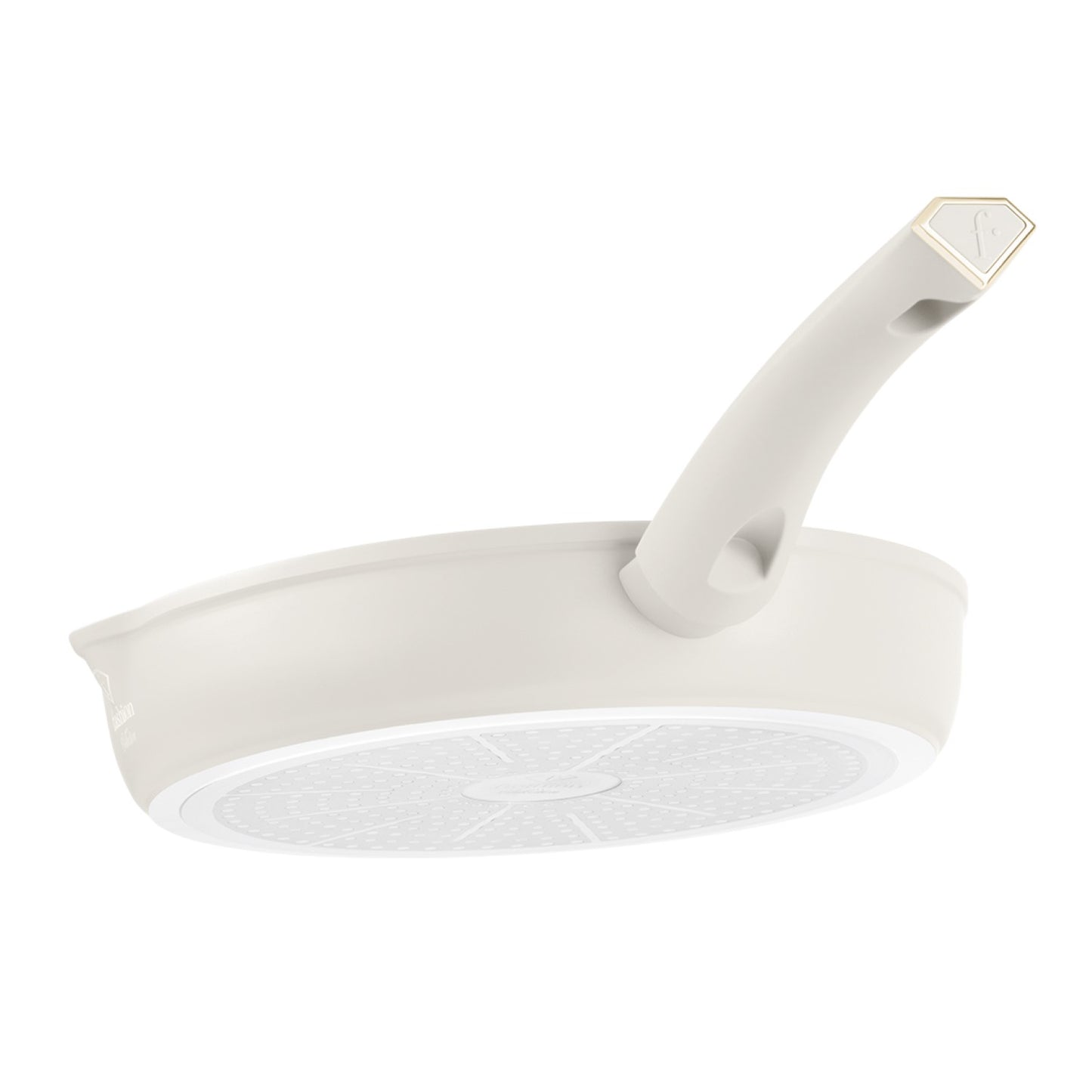 Fashion By Berlinger Haus 26cm TitanPro Non-Stick Round Grill Pan - Cream