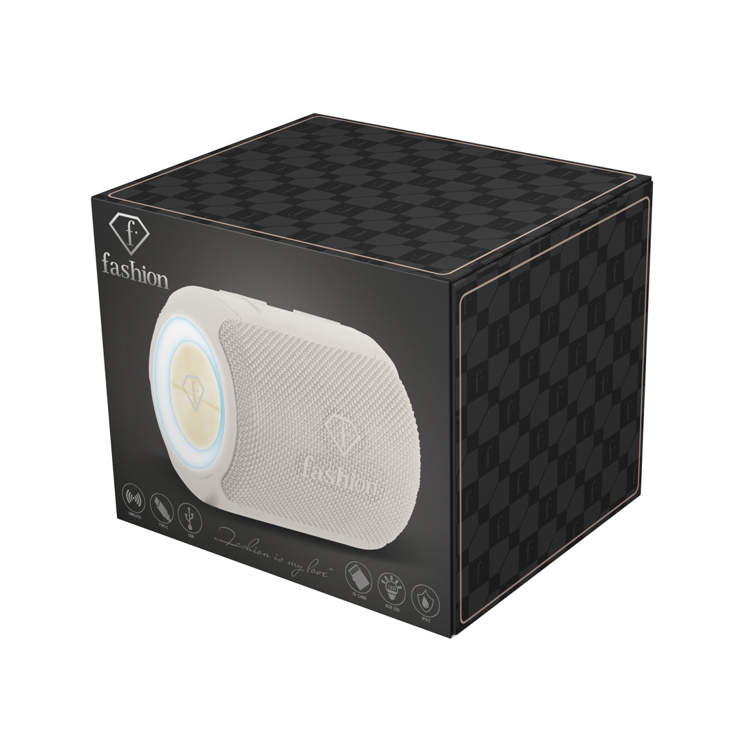 Fashion By Berlinger Haus Wireless Bluetooth Speaker - Matte Cream