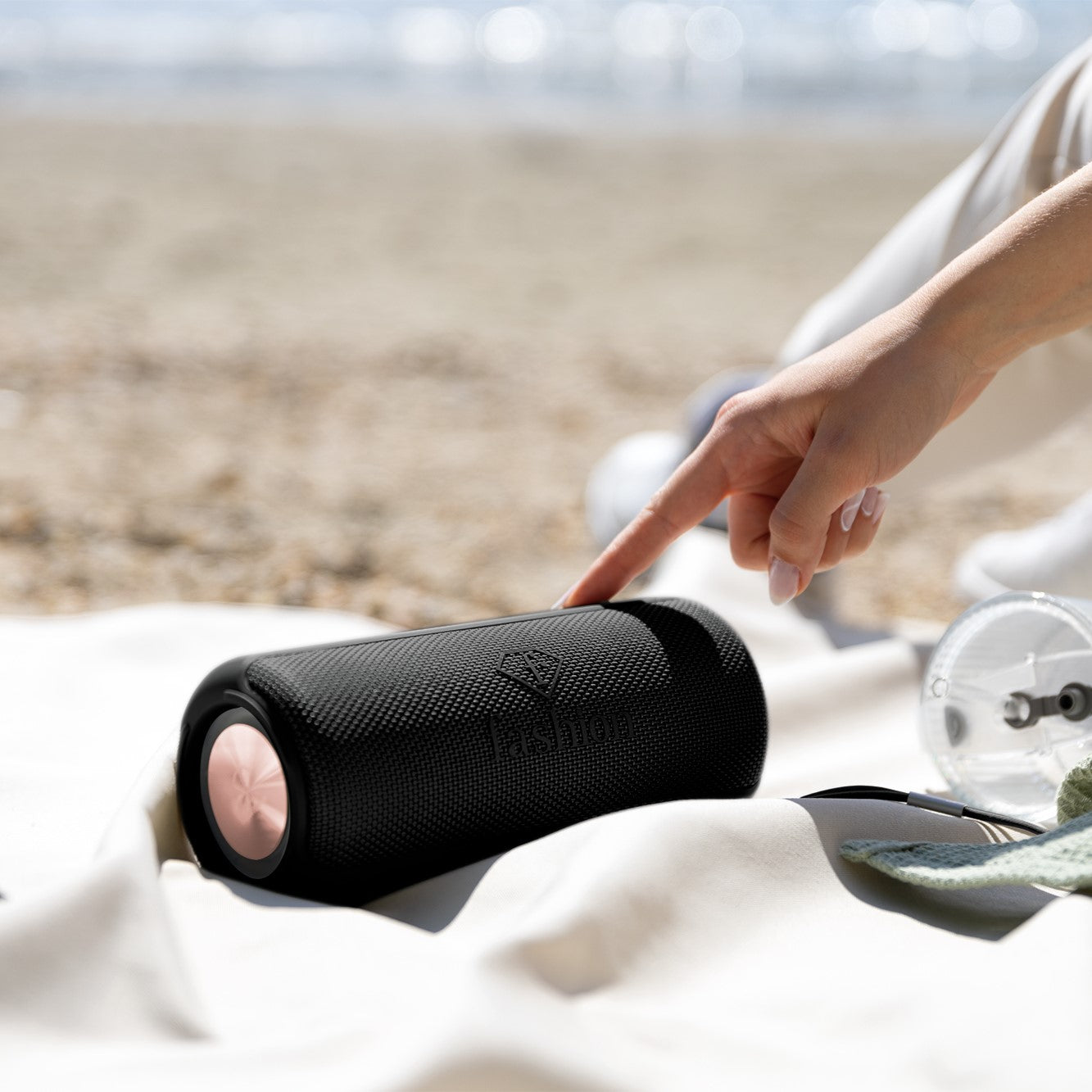 Fashion By Berlinger Haus Wireless Bluetooth Speaker - Black Rose