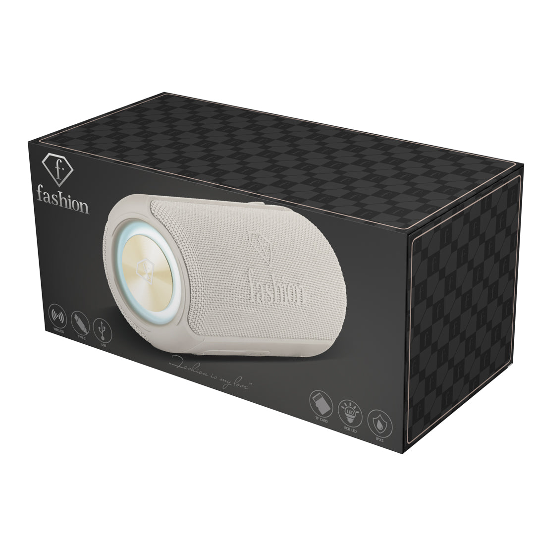 Fashion By Berlinger Haus Wireless Bluetooth Speaker - Matte Cream