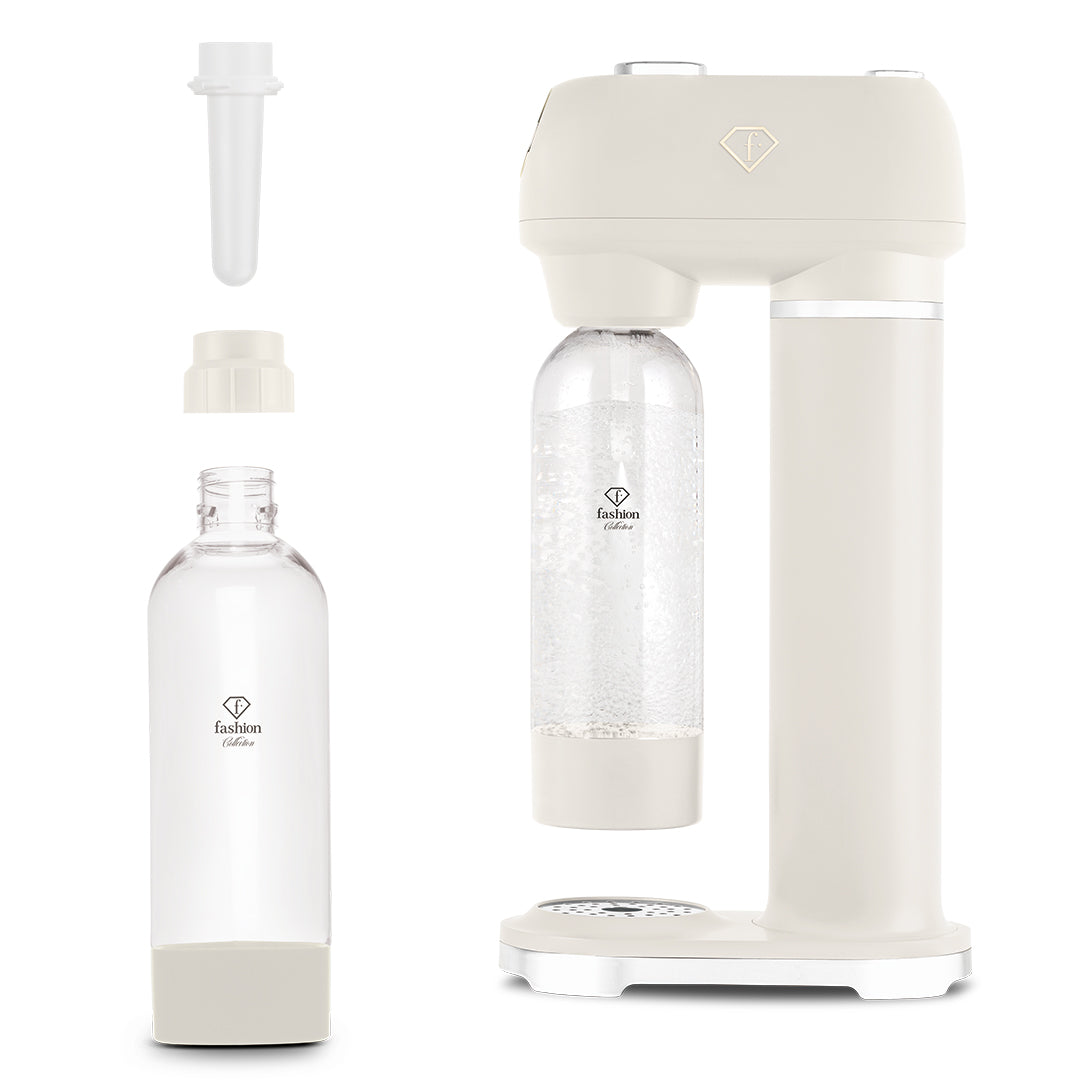 Fashion By Berlinger Haus Soda Maker with 2 Bottles and Barometer - Cream