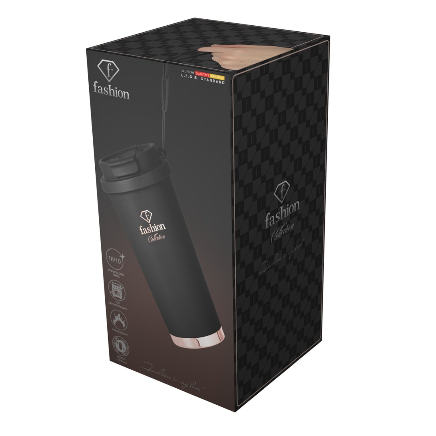 Fashion By Berlinger Haus 0.5L Coffee Mug - Matte Black