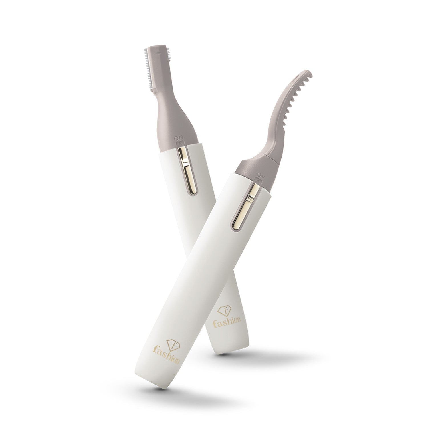 Fashion By Berlinger Haus 2-in-1 Heated Eyelash Curler & Electric Shaver - Cream