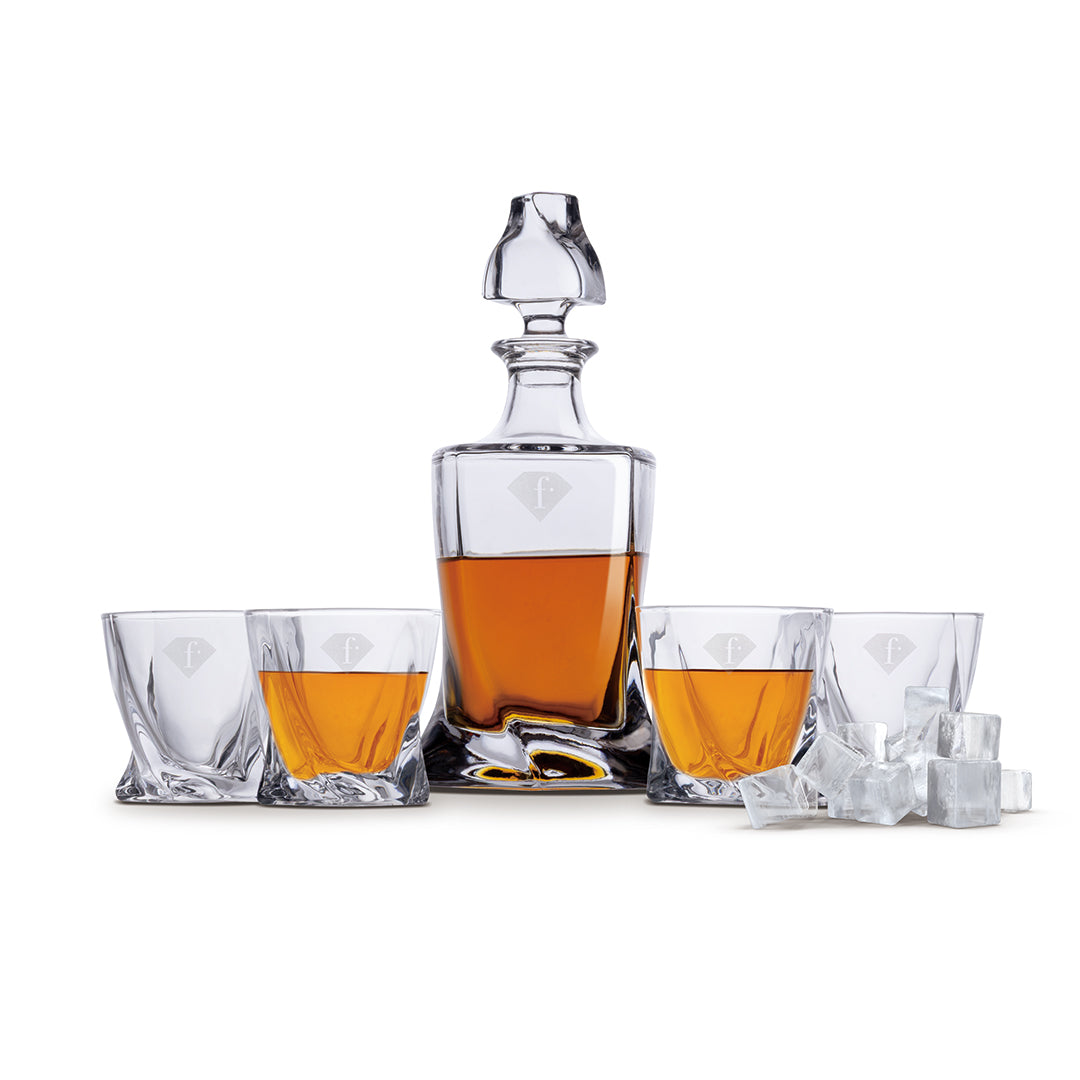 Fashion By Berlinger Haus Whisky Decanter and Glass Set - Classic Collection