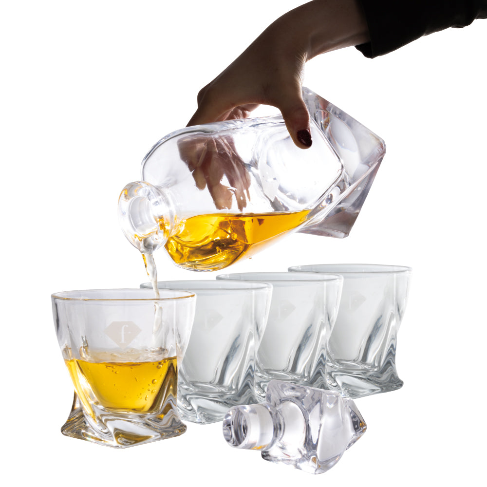 Fashion By Berlinger Haus Whisky Decanter and Glass Set - Classic Collection