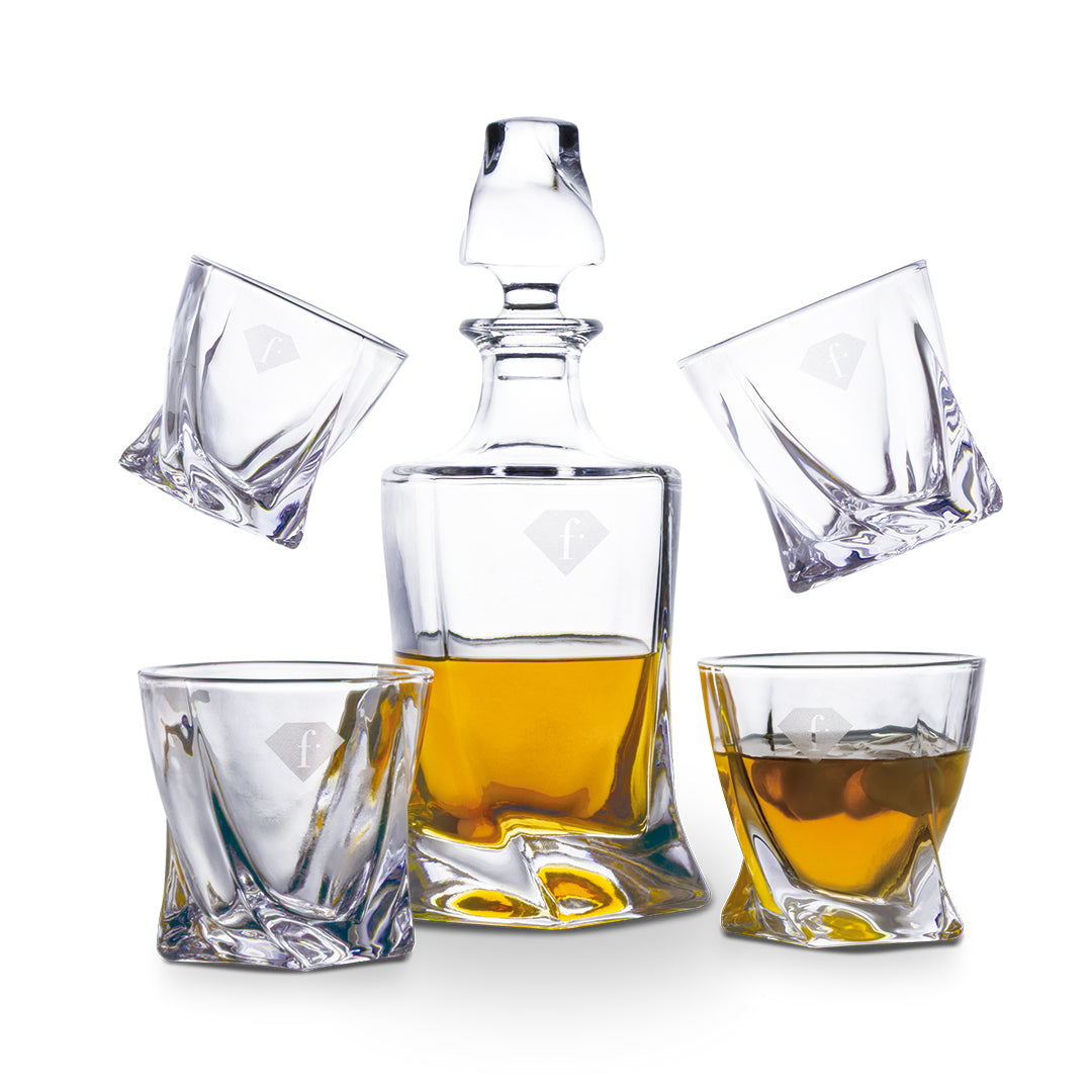 Fashion By Berlinger Haus Whisky Decanter and Glass Set - Classic Collection
