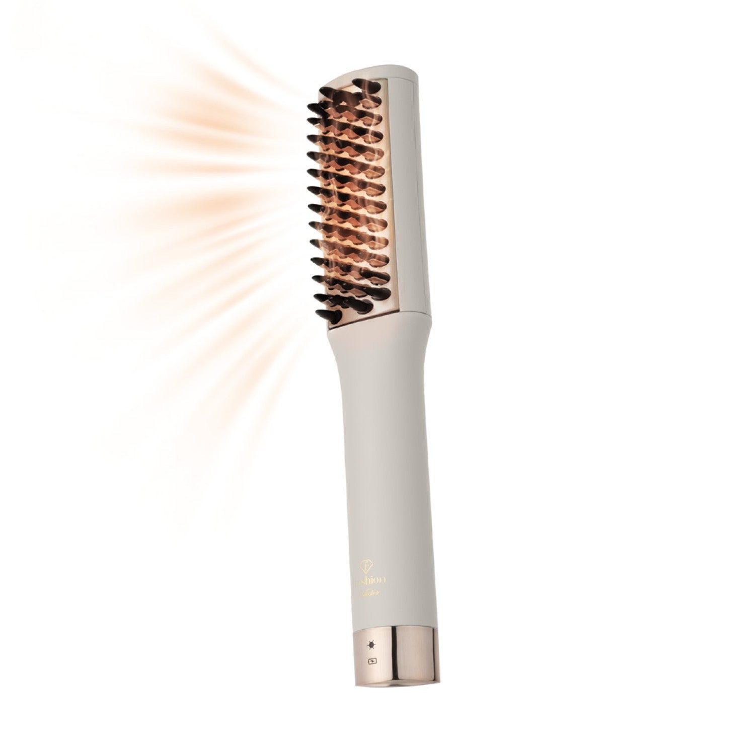 Fashion By Berlinger Haus Mini Hair Straightening Comb - Cream