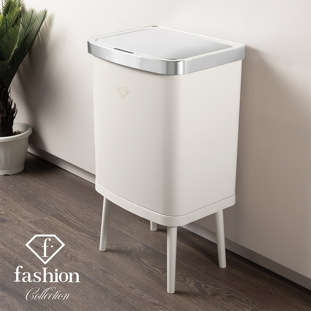 Fashion By Berlinger Haus 30L Sensor Bin - Cream