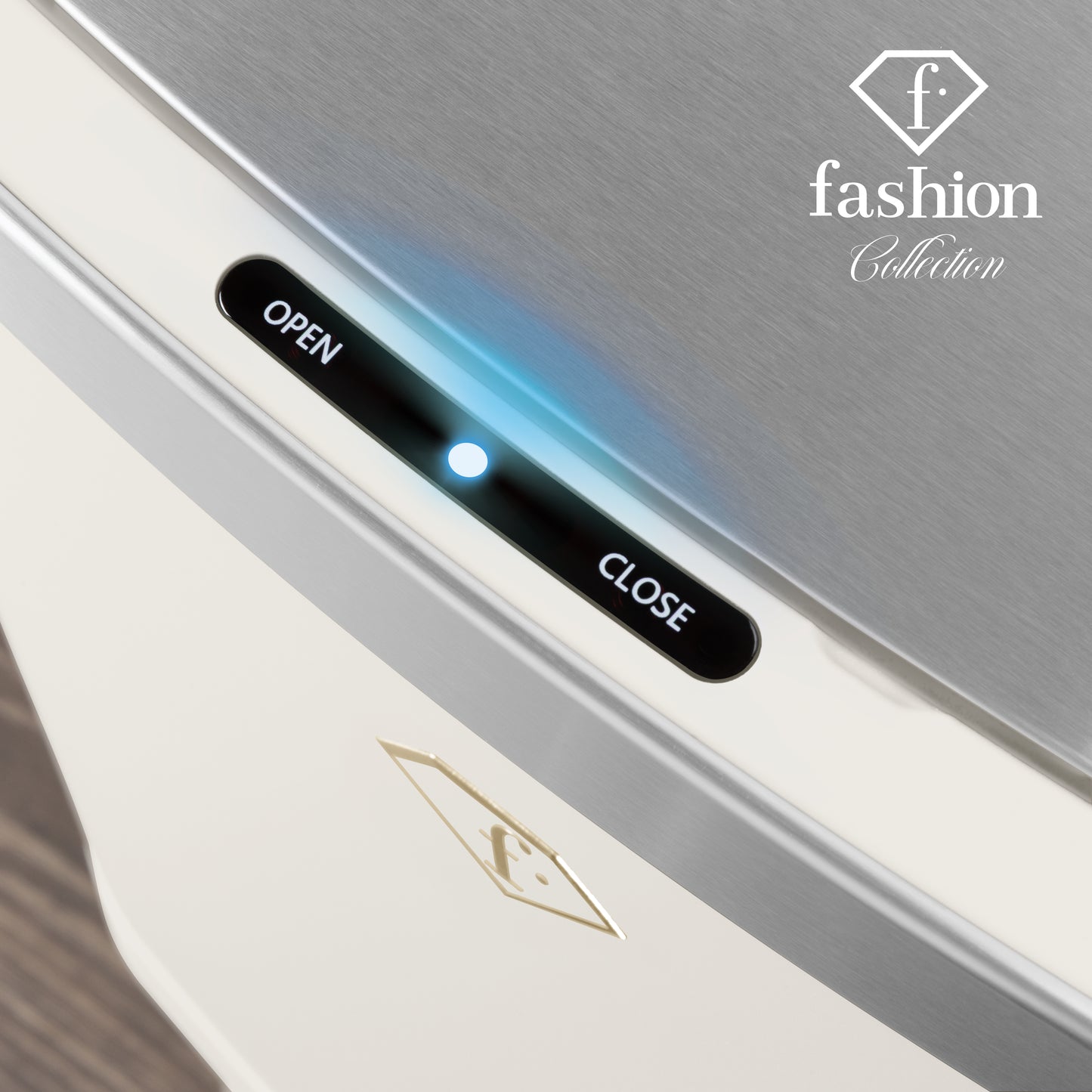 Fashion By Berlinger Haus 30L Sensor Bin - Cream