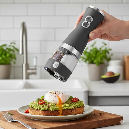 Berlinger Haus 2-in-1 Electric Pepper & Salt Mill – Anthracite