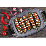 Berlinger Haus 47cm Marble Coating Grill Plate - Stone Touch Line