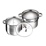 Blaumann Stainless Steel Pasta & Soup Pot - Gourmet Line (3 Piece)