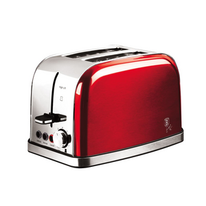 Berlinger Haus 2-Slice Stainless Steel Toaster - Burgundy Metallic