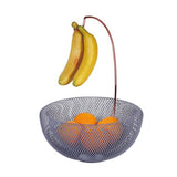Berlinger Haus 29cm Fruit Basket with Banana Holder - Moonlight Collection