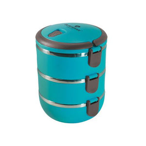 Blaumann Stylish Lunch Box Set with Portable Holder - Blue