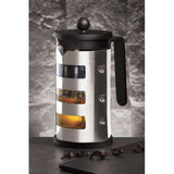 Berlinger Haus 600ml Stainless Steel & Glass Coffee Tea Plunger - Black