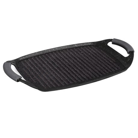 Berlinger Haus 47cm Marble Coating Grill Plate - Carbon Pro Edition