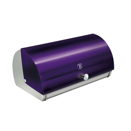 Berlinger Haus 38cm Premium Bread Box - Metallic Purple Edition