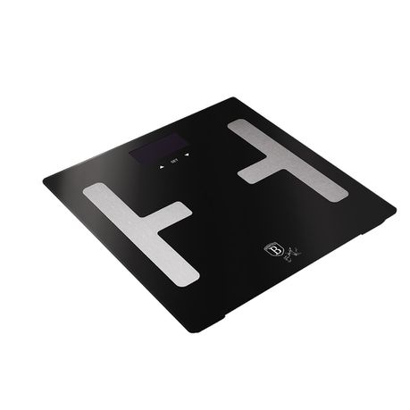 Berlinger Haus 150kg Smart Digital Body Fat Bathroom Scale - Black Silver