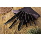 Berlinger Haus 6-Piece Stainless Steel Non-Stick Knife Set - Black